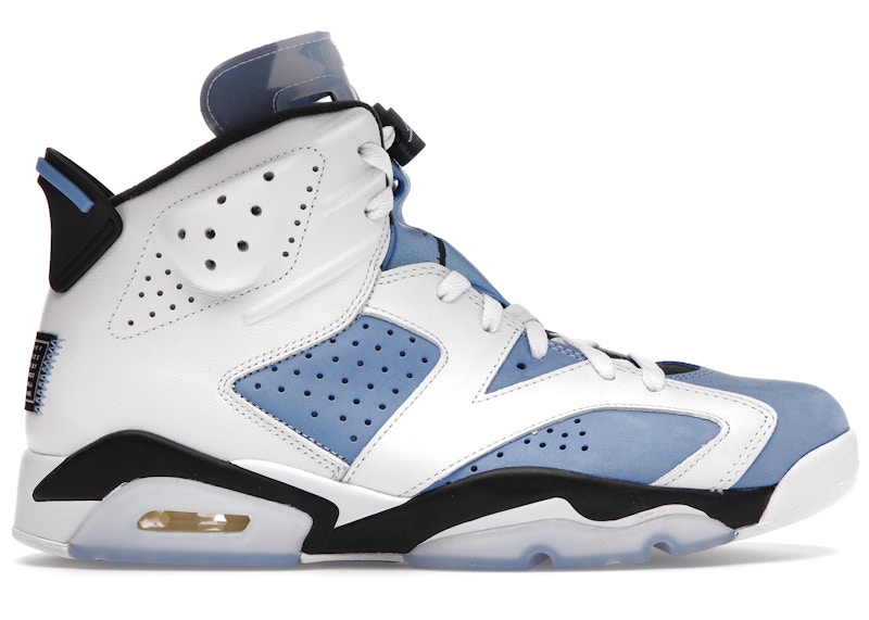 Jordan 6 Retro UNC White