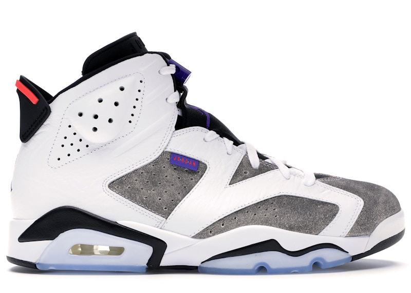 jordan 6 white and grey