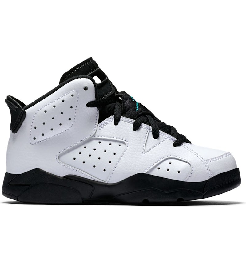 Jordan 6 Retro White Hyper Jade Black PS 384666 122 US