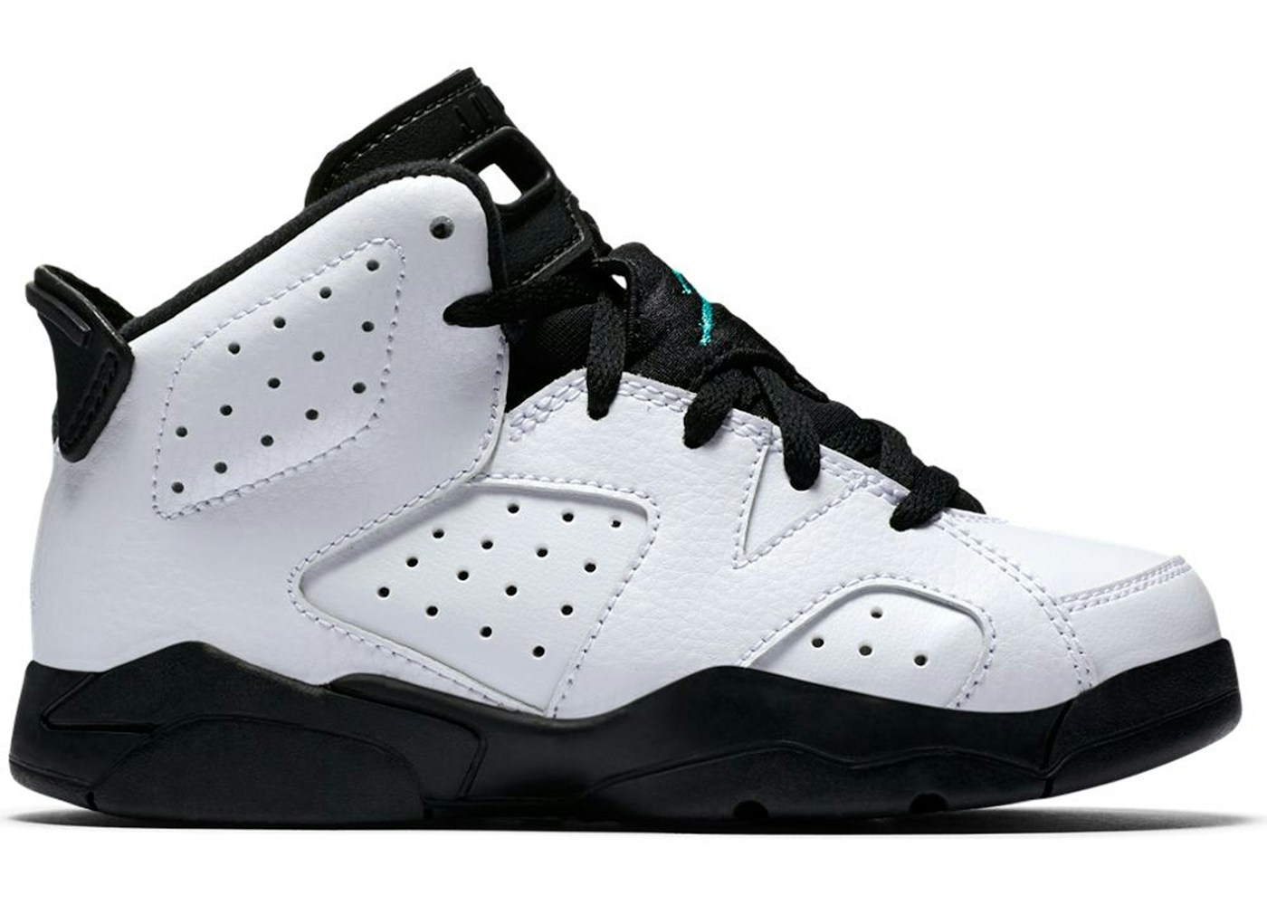 Jordan 6 Retro White Hyper Jade Black Ps 122 Jordan 6 Retro White Hyper Jade Black Ps 122