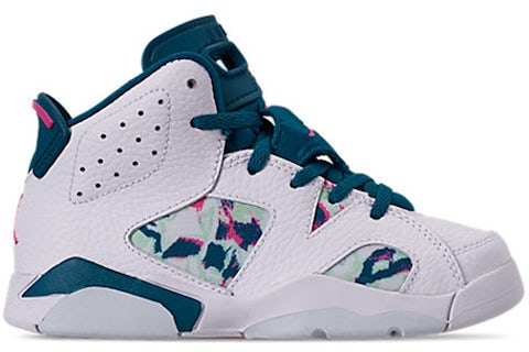 Jordan 6 Retro White Laser Fuchsia Green Abyss PS 543389 153 GB