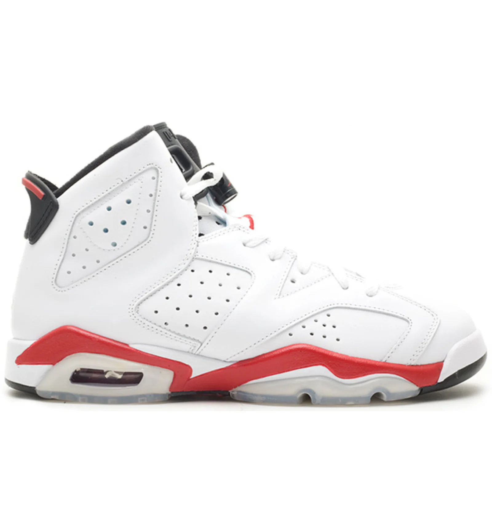 Jordan 6 Retro White Varsity Red GS