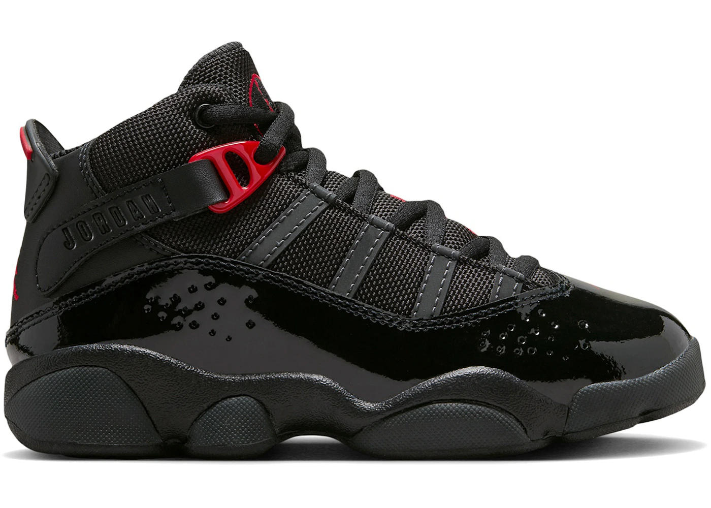Jordan 6 Rings Black Anthracite Fire Red (PS) - 323432-026 - US