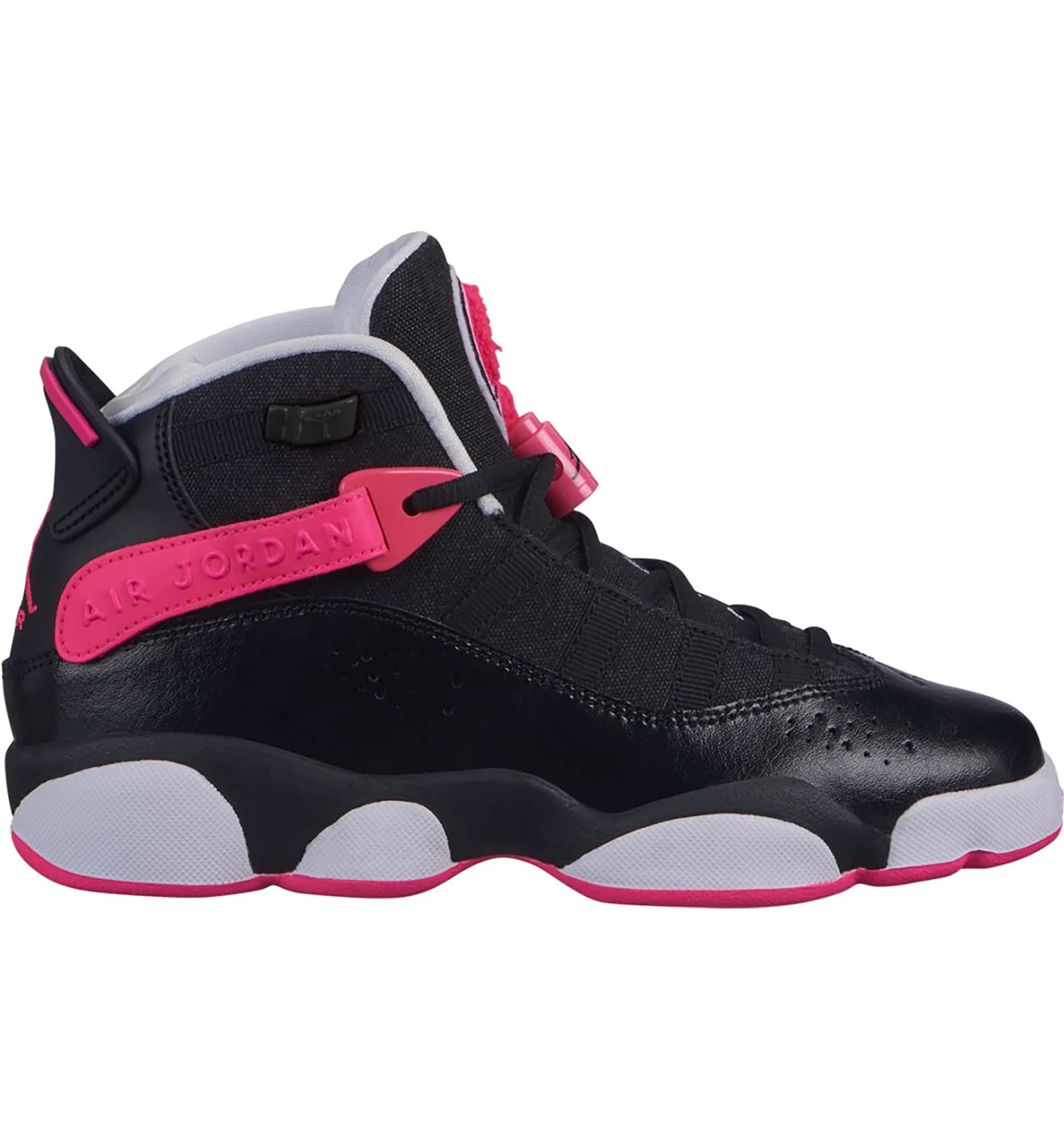Pink 6 rings sales jordans