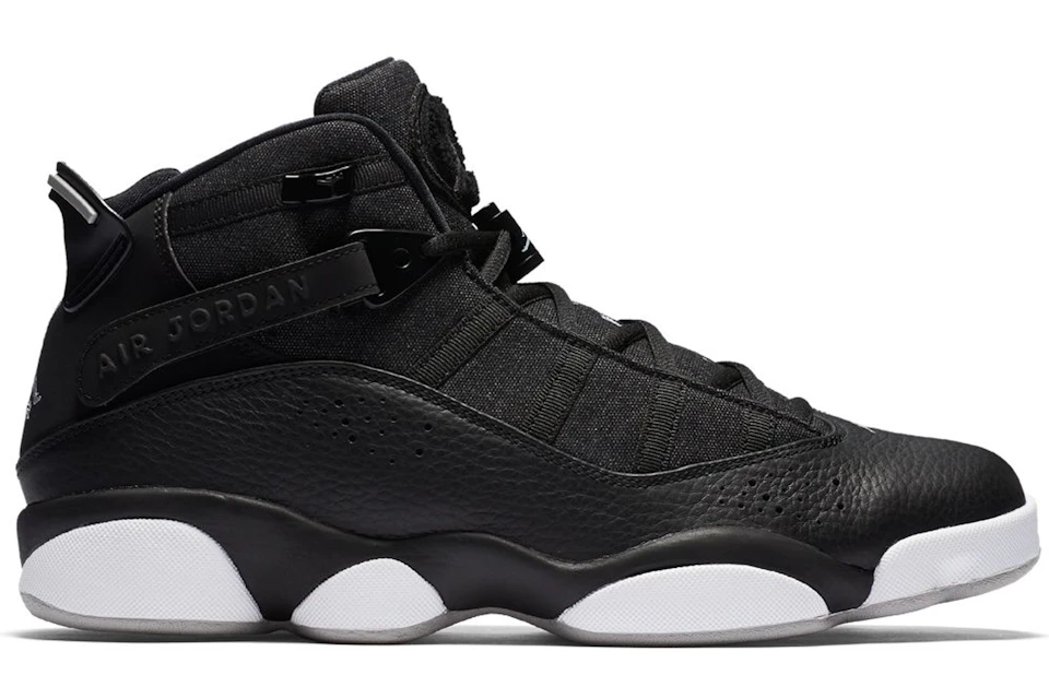 Jordan 6 Rings Black Matte Silver - 322992-021