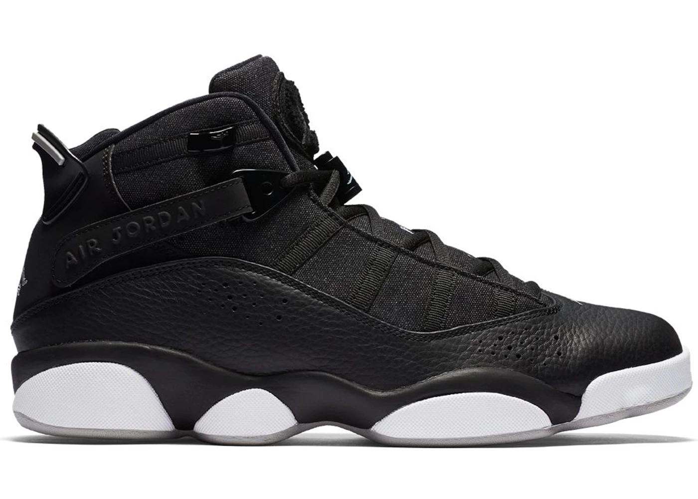 Jordan 6 Rings Black Matte Silver Men s 322992 021 US