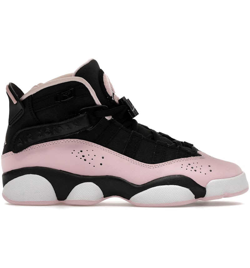 Jordan Rings Black Pink Foam (GS) 323399-006 US
