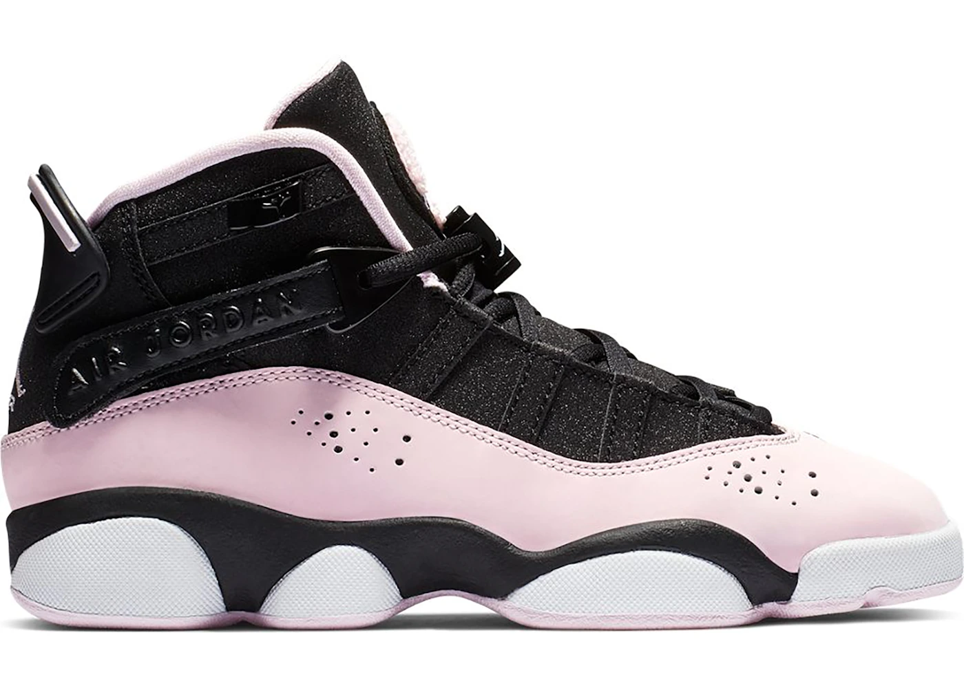 Jordan 6 Rings Black Pink Foam GS Kids 323399 006 US