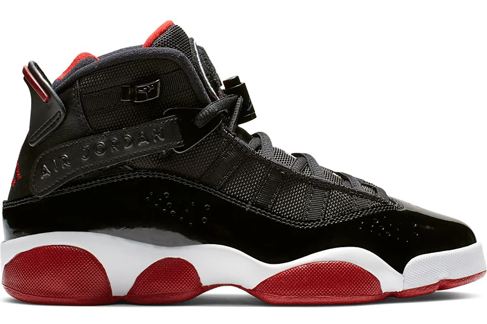 Red six top rings jordans
