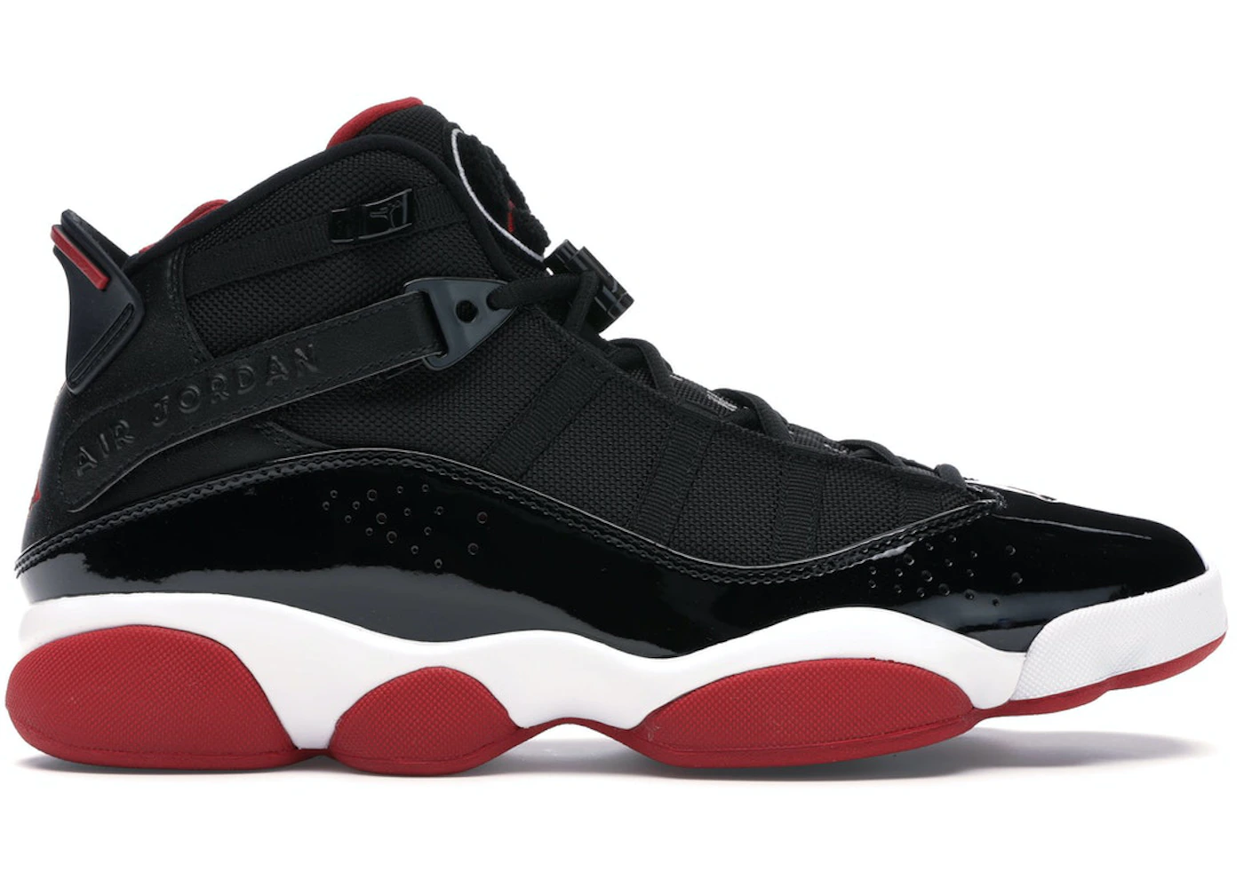 Jordan 6 Rings Black Varsity Red 2007