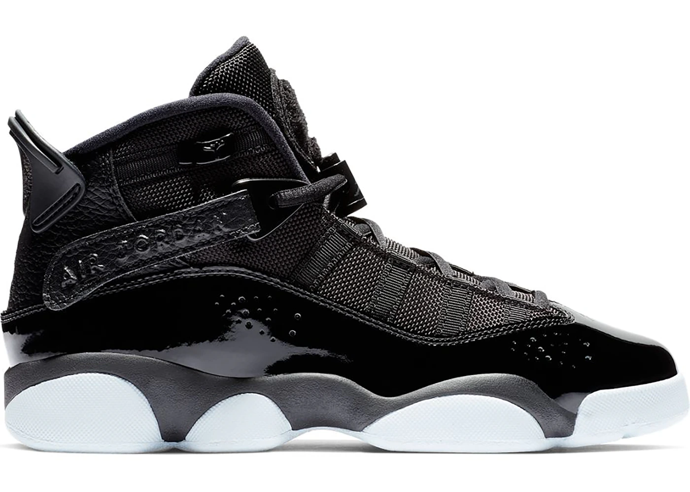 Black 6 top ring jordans
