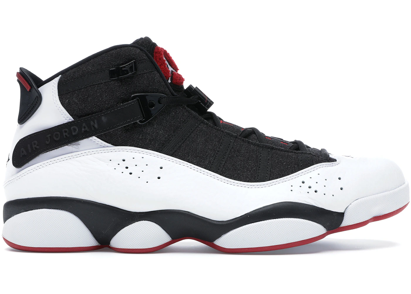 Jordan Rings Black White Gym Red Men's 322992-012 US