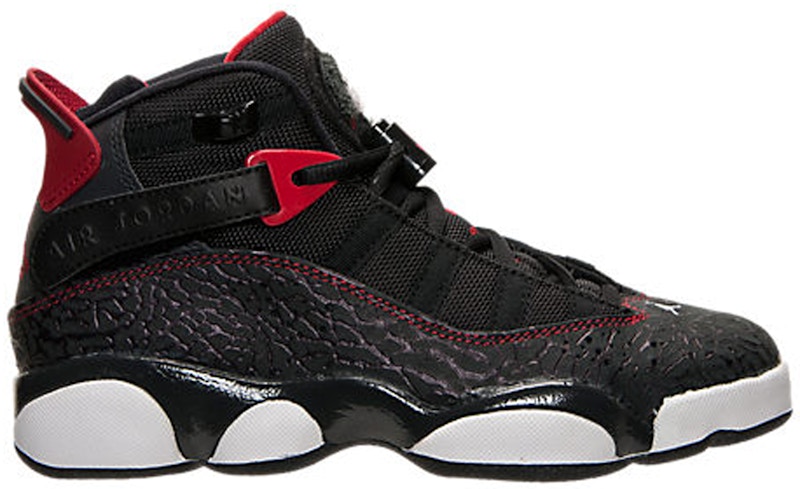 jordan 6 rings black red