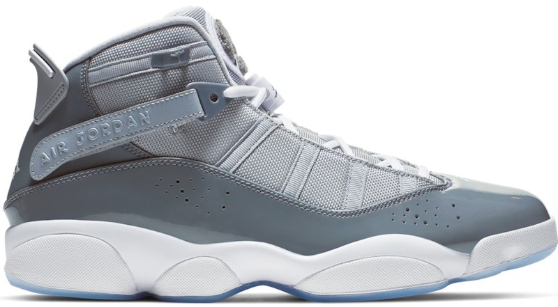 gray 6 rings jordans