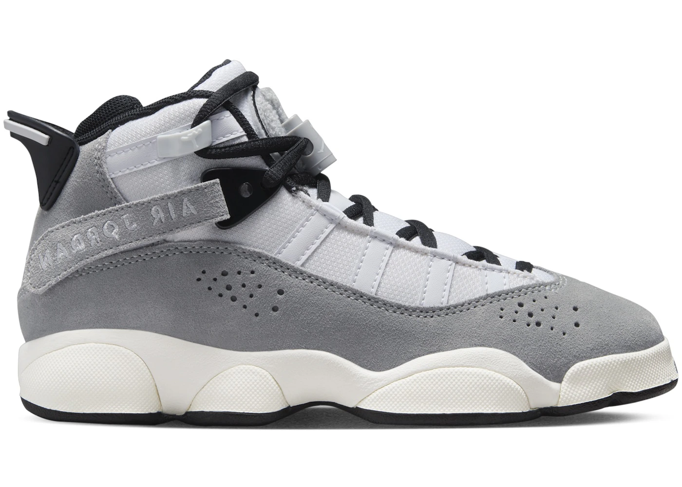 Jordan Rings Light Smoke Grey Black Sail White (GS) FJ4651-077