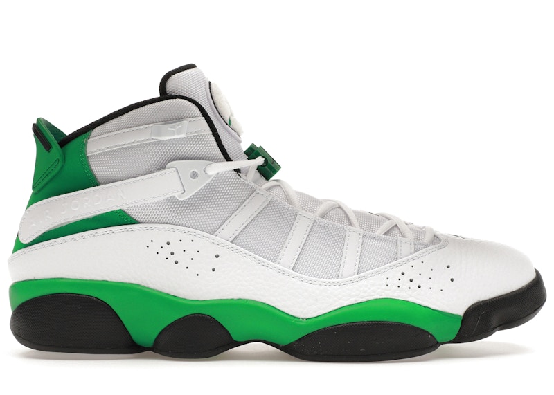 Green 6 sales jordans