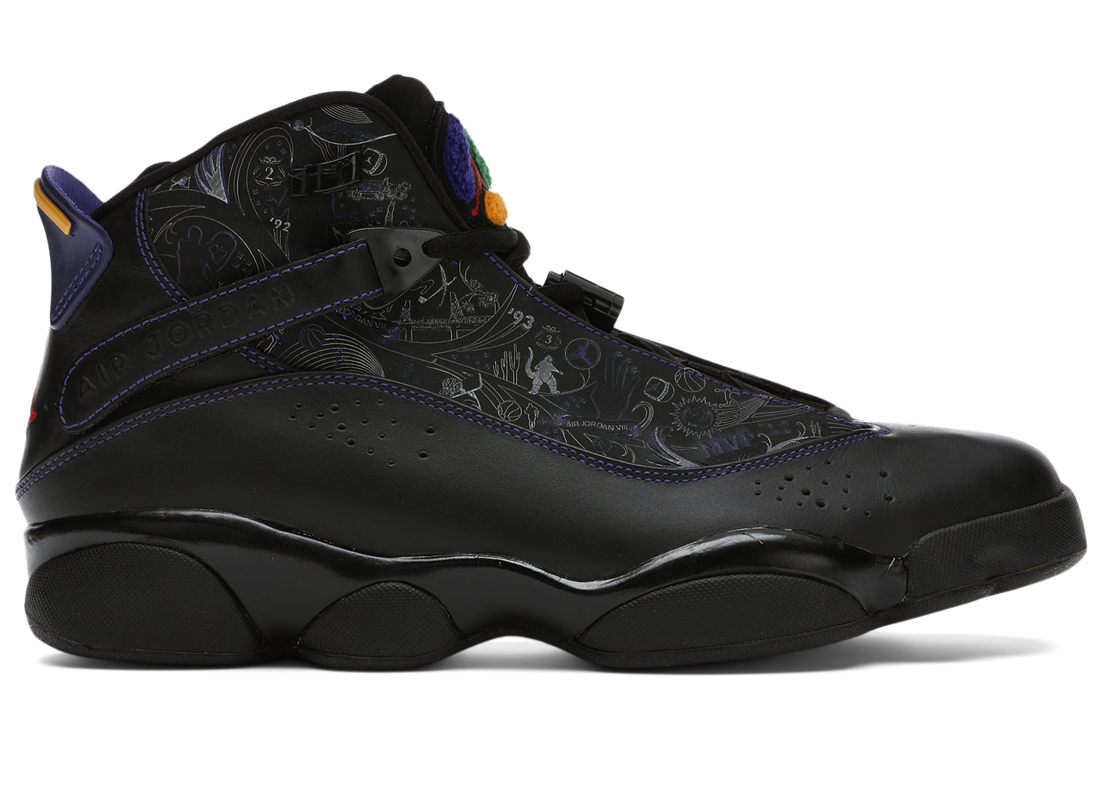 Jordan 6 best sale rings black purple