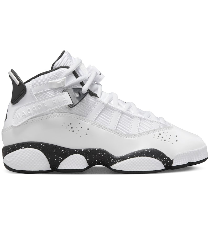 Jordan Rings White Black (GS) 323419-111 US1