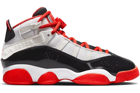 Jordan Anillos Blanco Negro Team Anaranjado (para escolares