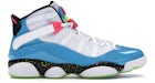 Jordan 6 Rings White Light Blue Fury Cyber