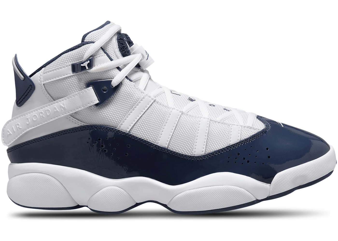 Jordan 6 Rings White Midnight Navy Men's - 322992-124 - US