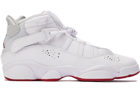 Suela Jordan Anillos Blanco Rojo 323419-116 MX