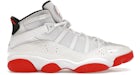 Jordan 6 Rings White University Red Black
