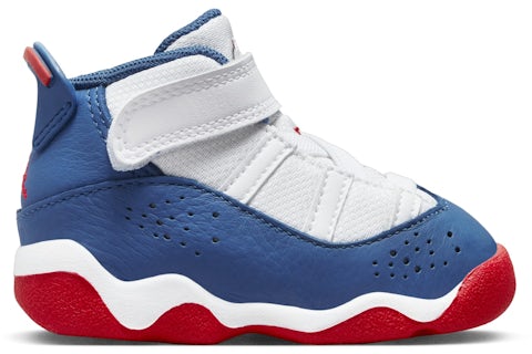 Jordan Rings White University Red Light Steel Grey True Blue (TD
