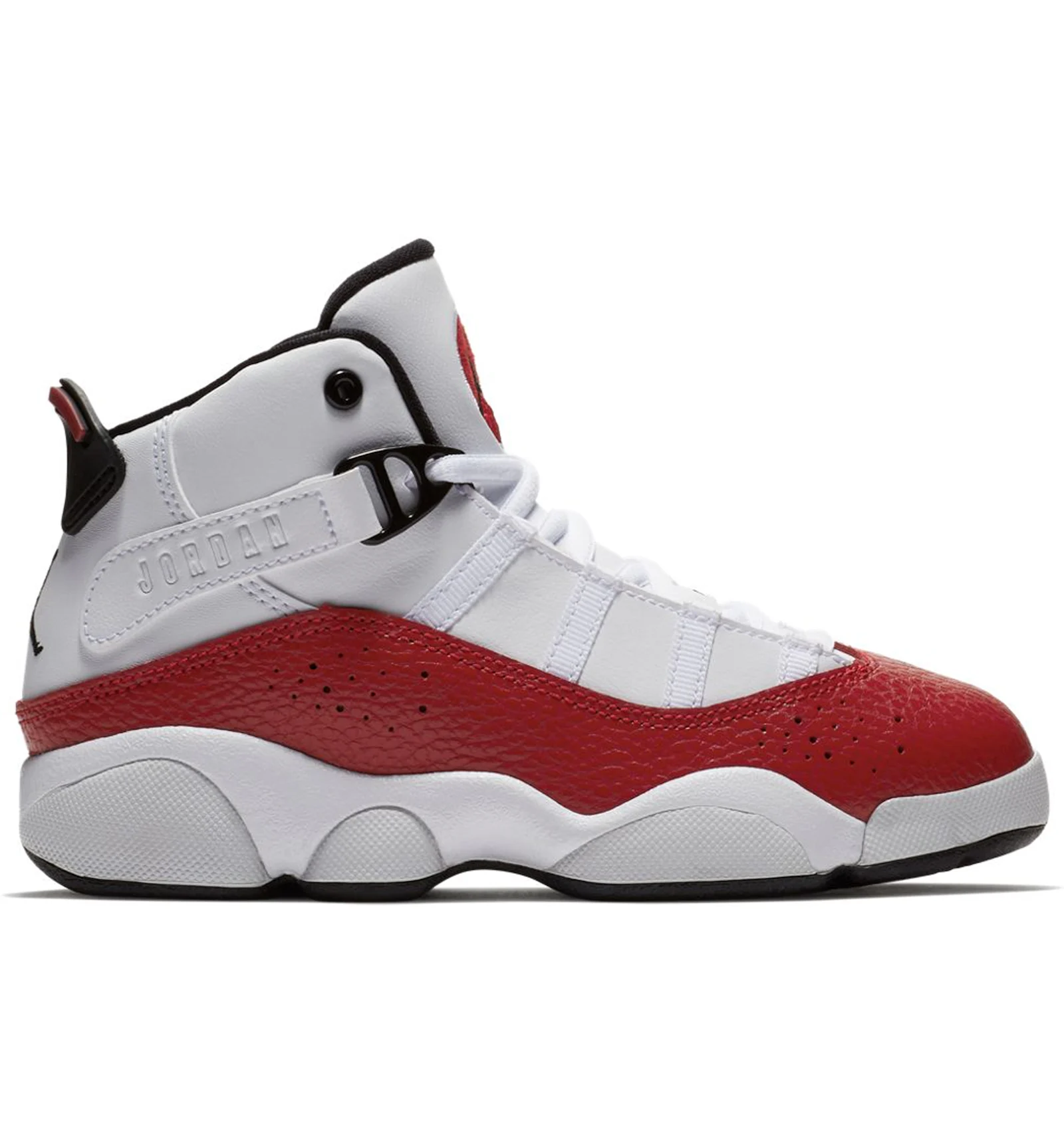 Jordans 6 top rings red
