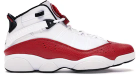 Jordan 6 Rings White University Red