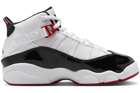 Jordan Rings Blanc Varsity Rouge Noir (enfant) Style 323432