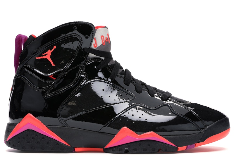 Jordan 7 Retro Black Patent (W) - 313358-006