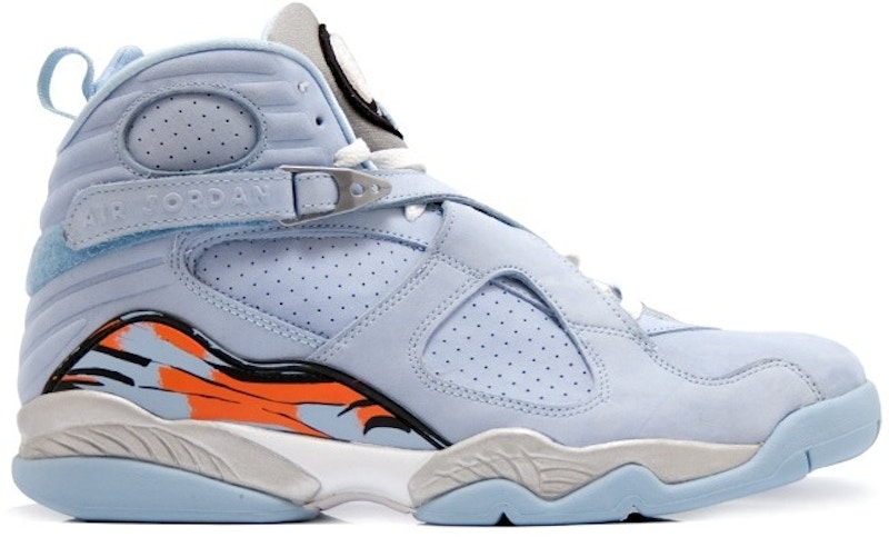 jordan 8 blue orange