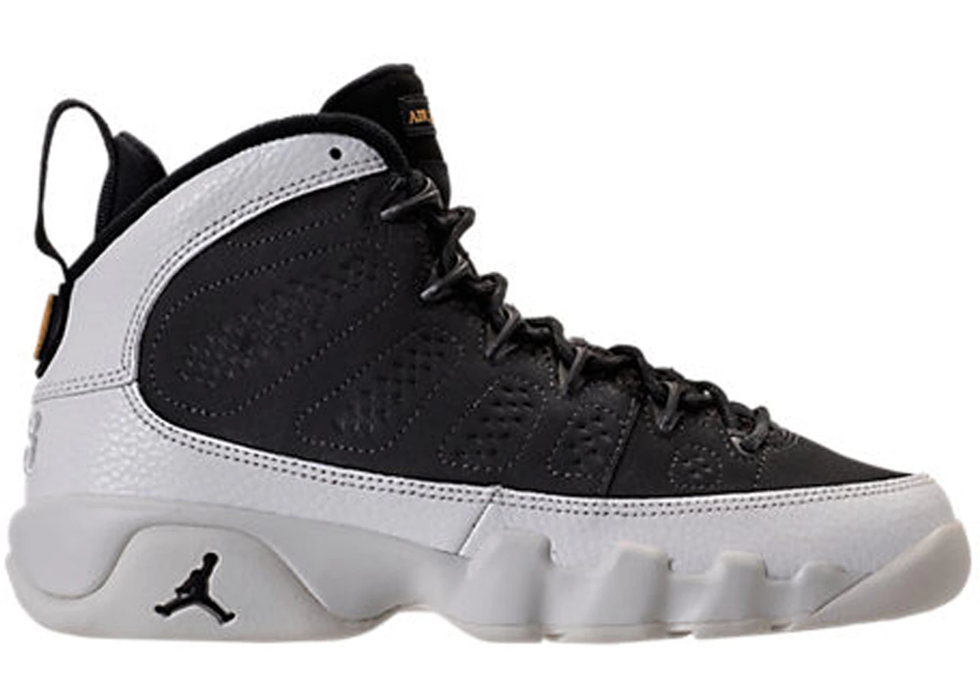 Jordan 9 best sale grey black