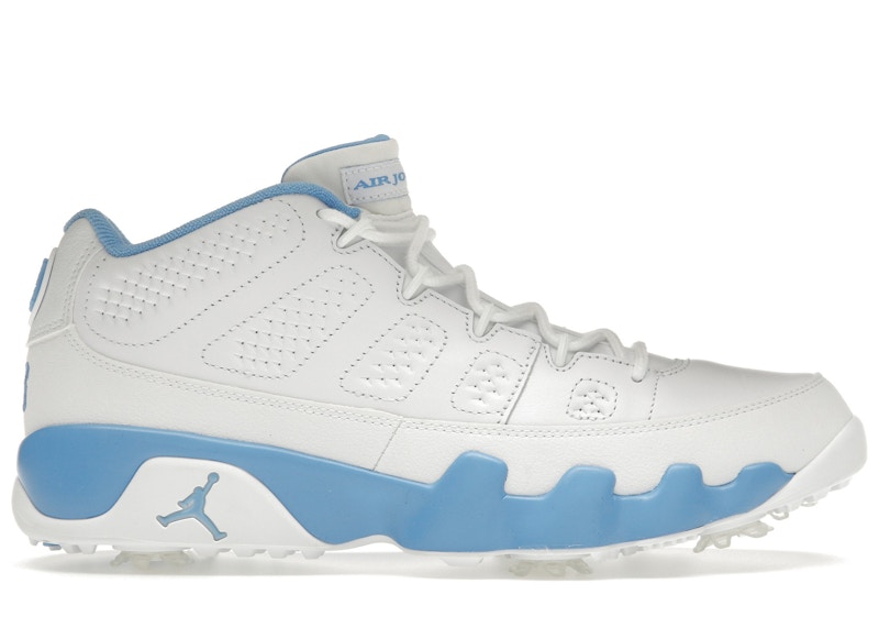 Jordan 9 Retro Low Golf White University Blue Men's - FJ5934