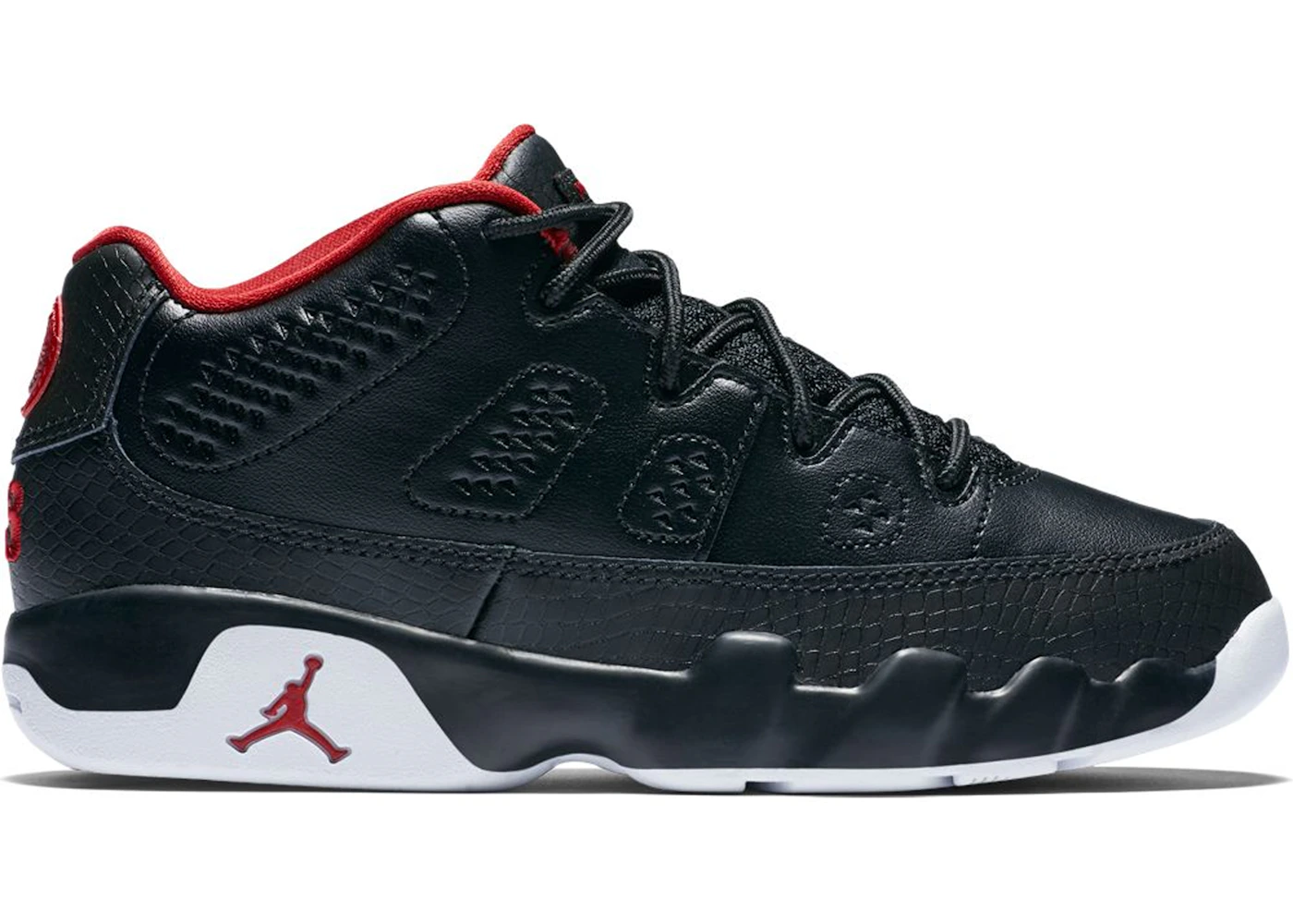 Jordan 9 Retro Low Snakeskin PS Kids 833905 001 US