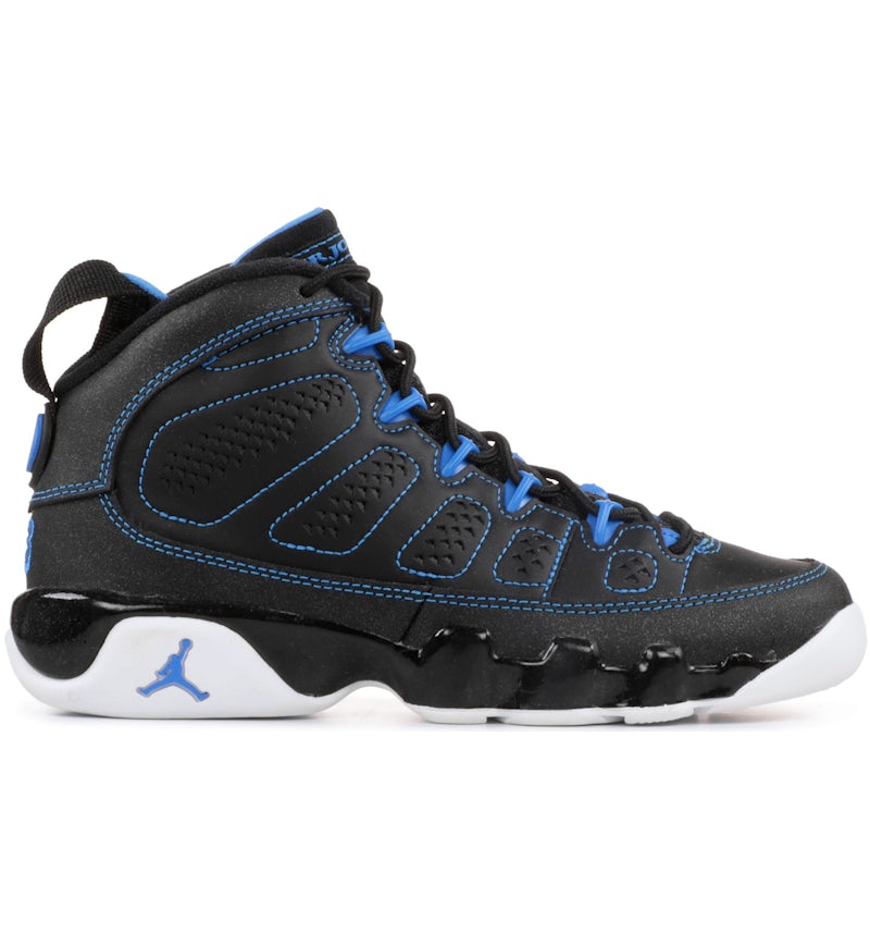 Jordan 9 blue and black shop