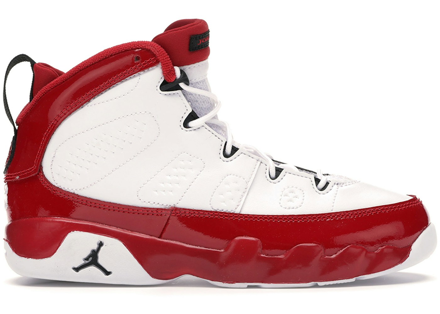 Jordan 9 Retro White Gym Red (PS) - 401811-160