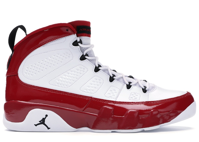 red and white jordan