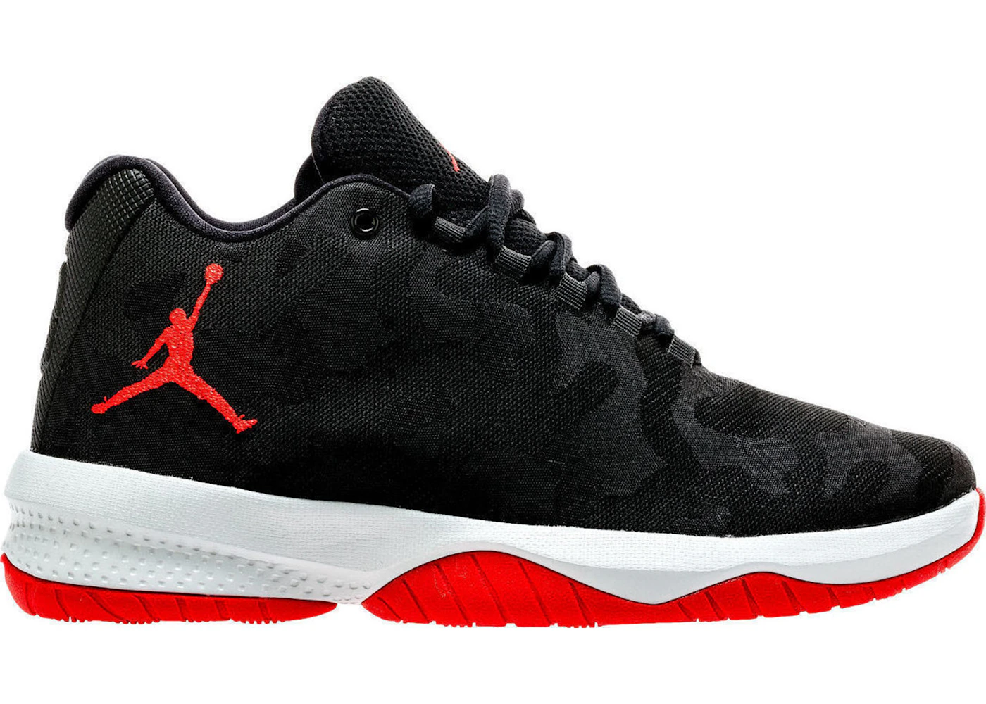 Jordan b top fly red camo