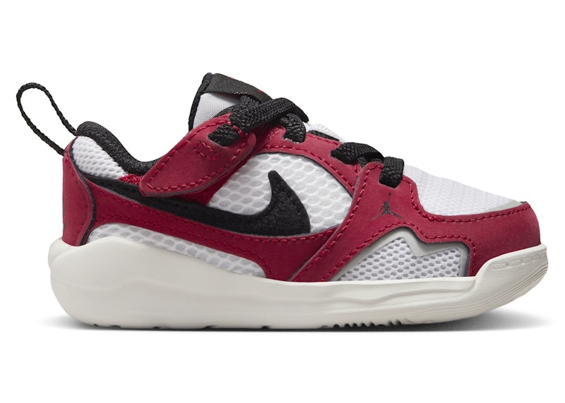 国内配送 NIKE W JORDAN CMFT ERA SAIL/SFTPRL Jordan CMFT Era White Varsity Red Sail Black (TD) - HQ0508