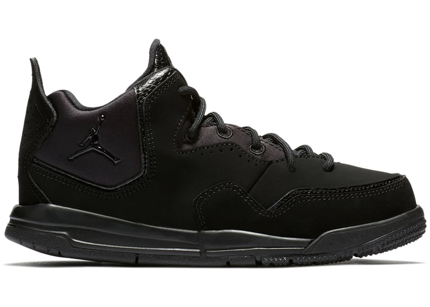 Jordan Courtside 23 Triple Black PS Kids AQ7734 001 US