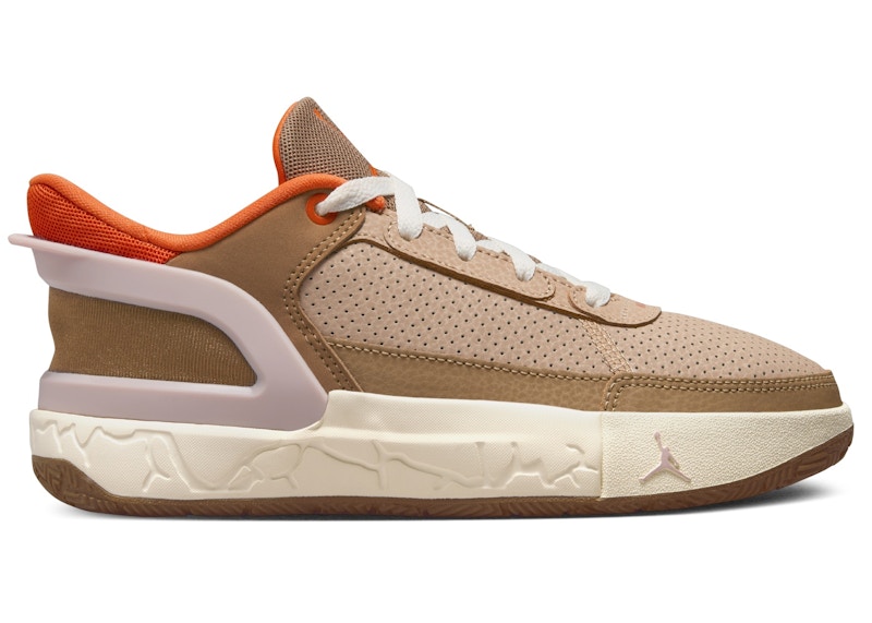 Pre-owned Jordan Day1 Eo Brilliant Orange Sneakers In Dark Driftwood/rattan/hemp In Multi