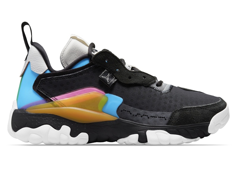 Pre-owned Jordan Men's  Delta 2 Sp White Sneakers In Black/blue Hero/pink Blast In Multi