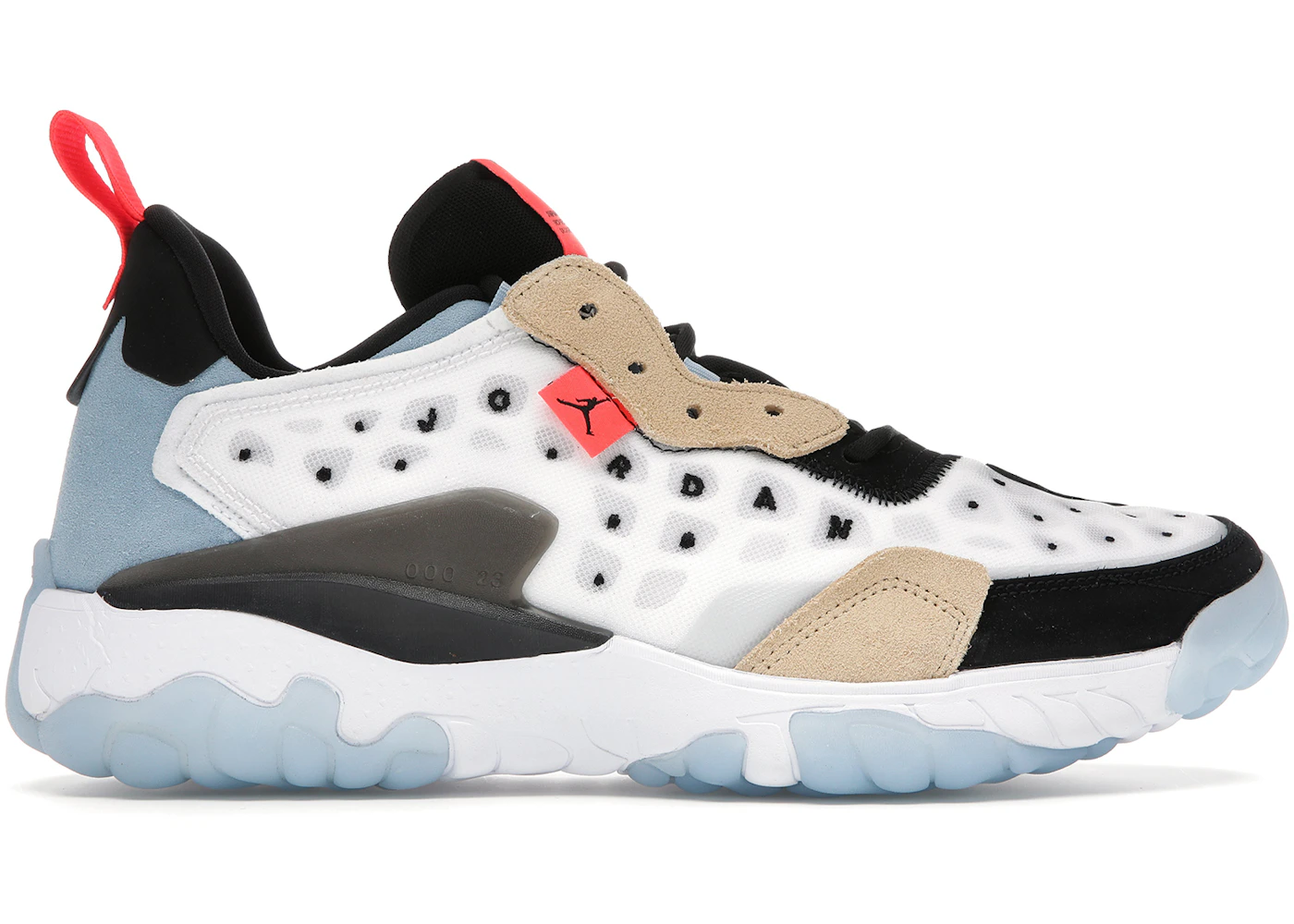 Jordan Delta White Black Tan Infrared Men's CV8121-100 GB