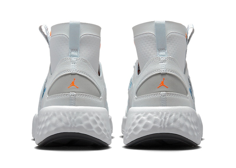 Jordan Delta 3 Mid Pure Platinum Chambray Total Orange Men's DR7614004 US