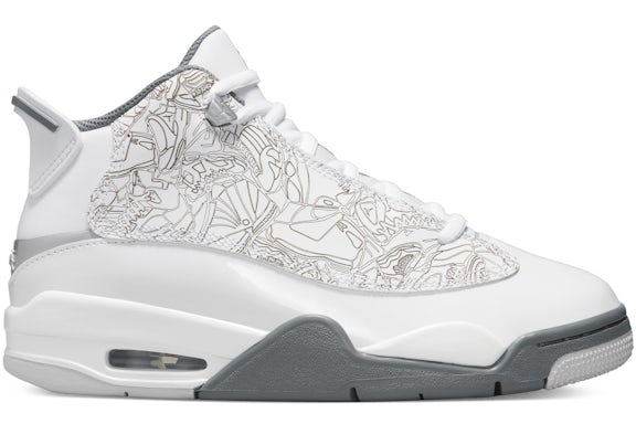 Jordan Dub Zero White Metallic Silver Neutral Grey Cool Grey (GS ...