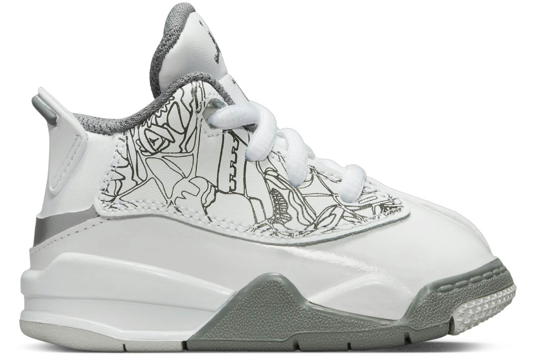 Jordan Dub Zero White Metallic Silver Neutral Grey Cool Grey (TD ...
