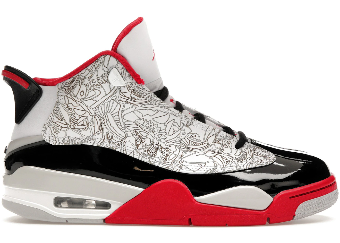 Jordan Dub Zero White Varsity Red (2022) Men's 311046-160 US