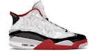 Jordan Dub Zero White Varsity Red